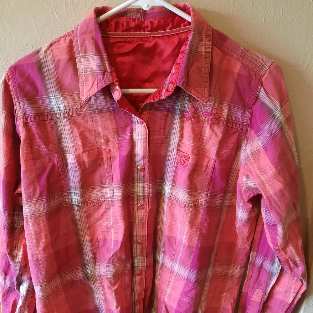 Girls size Large, long sleeve dress shirt